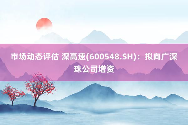 市场动态评估 深高速(600548.SH)：拟向广深珠公司增资