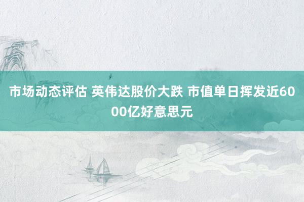 市场动态评估 英伟达股价大跌 市值单日挥发近6000亿好意思元